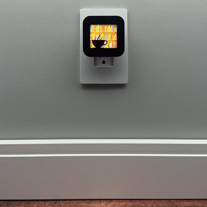 Coffee or Tea in Library Night Light