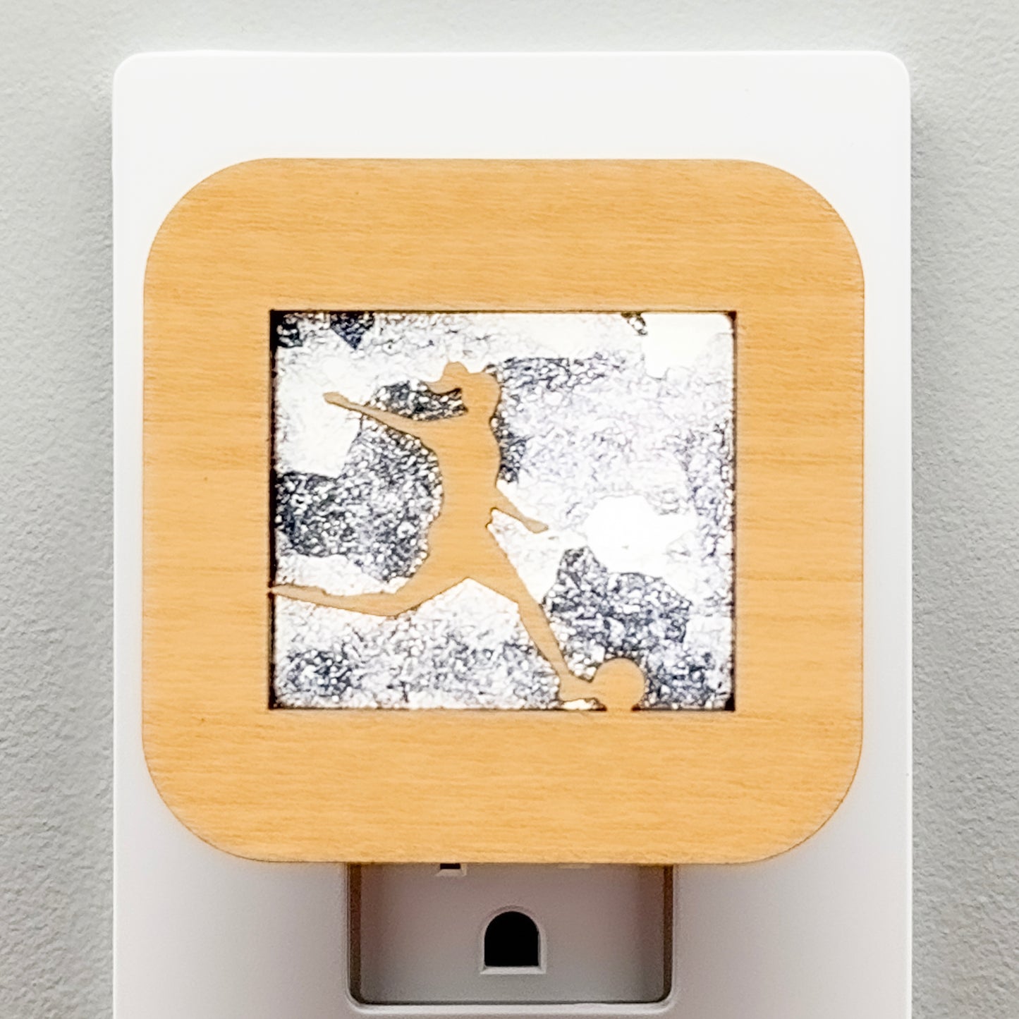 Female Soccer Player Night Light