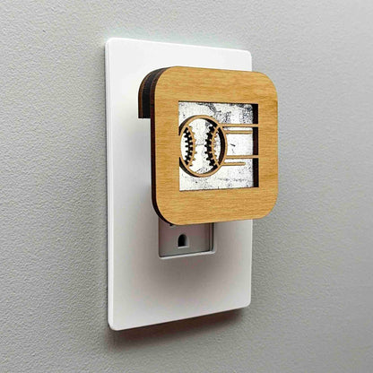 Flying Baseball Night Light