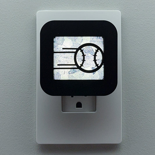 Flying Baseball Night Light