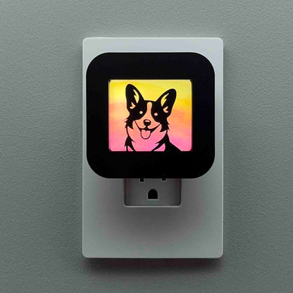Corgi Dog Night Light