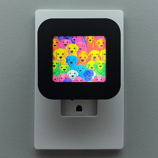 Rainbow Dogs Night Light