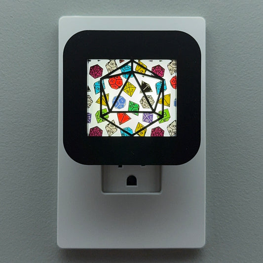 Tabletop Gaming Dice Night Light Cover ONLY