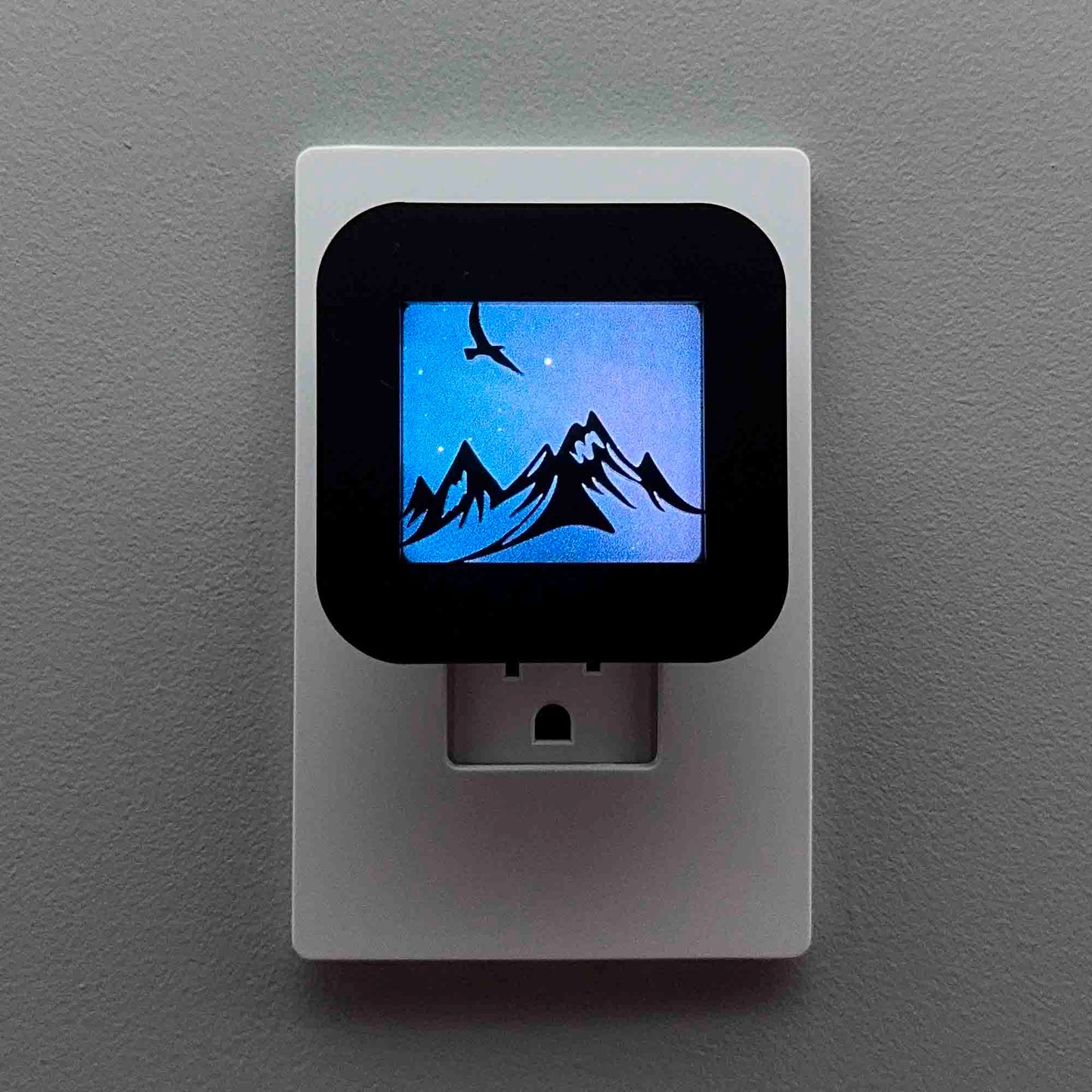 Mountain and Eagle Night Light
