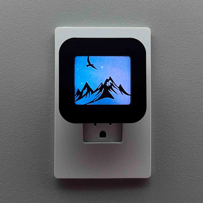 Mountain and Eagle Night Light