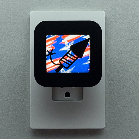 4th of July Firework Night Light
