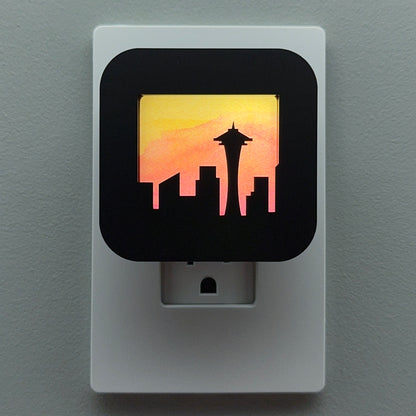 Seattle Skyline Night Light