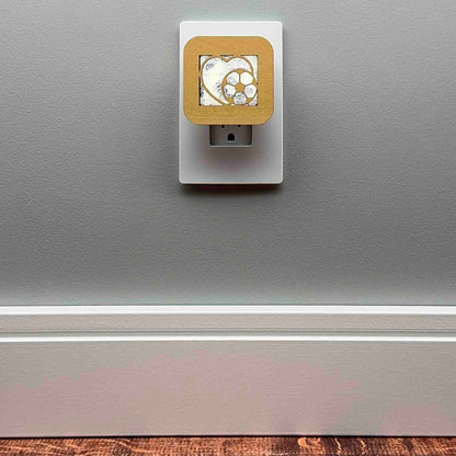 Soccer Ball Heart Night Light