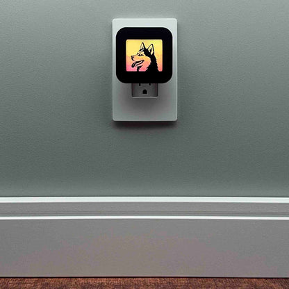 Siberian Husky Dog Night Light