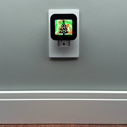 Red and Green Christmas Tree Night Light