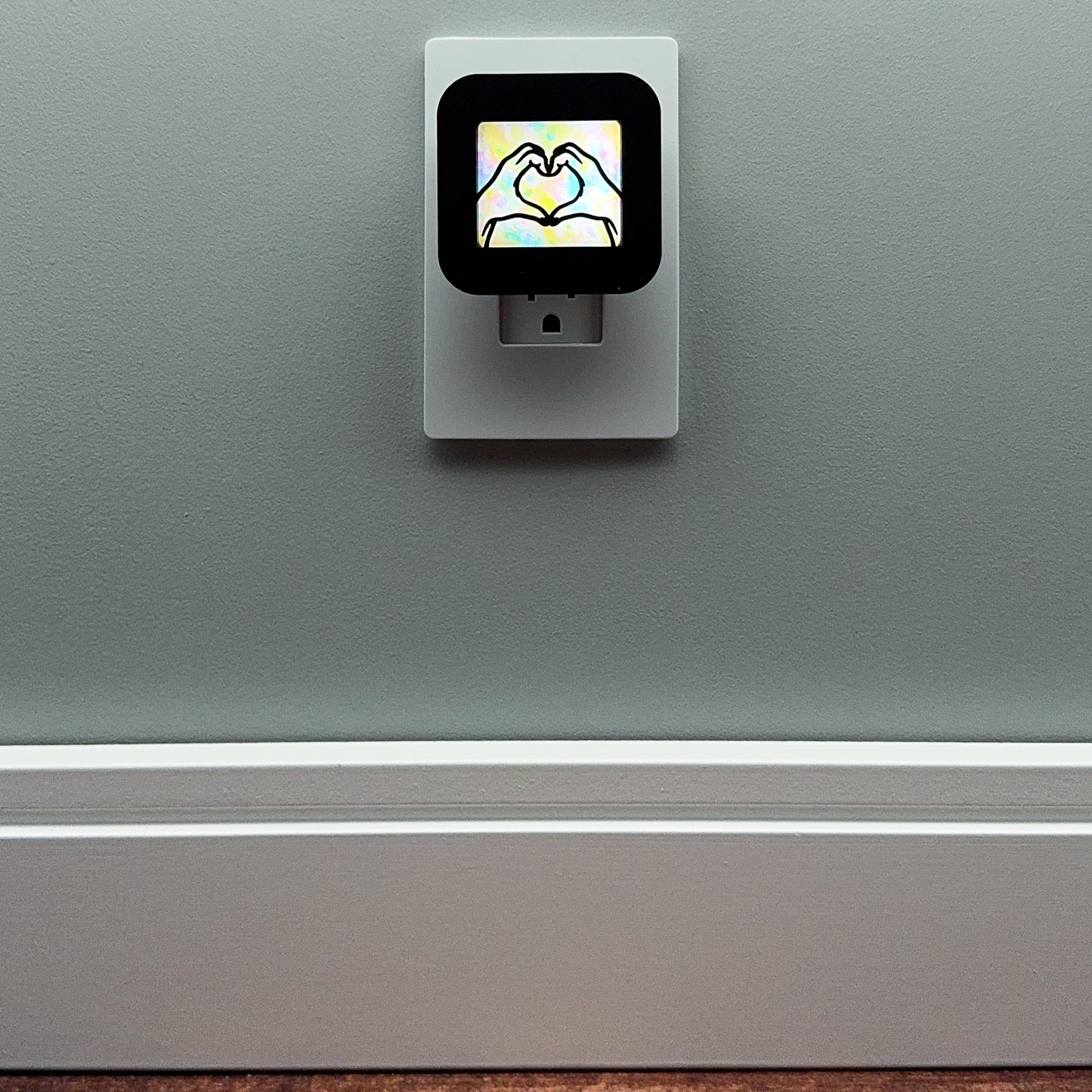 Heart Hands Night Light