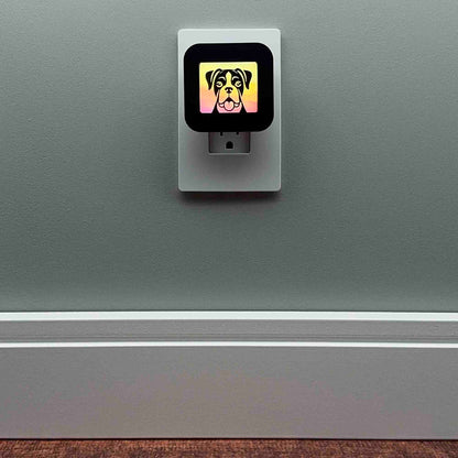 Boxer Dog Night Light