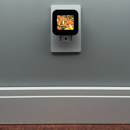 Mushroom Stained Glass Night Light