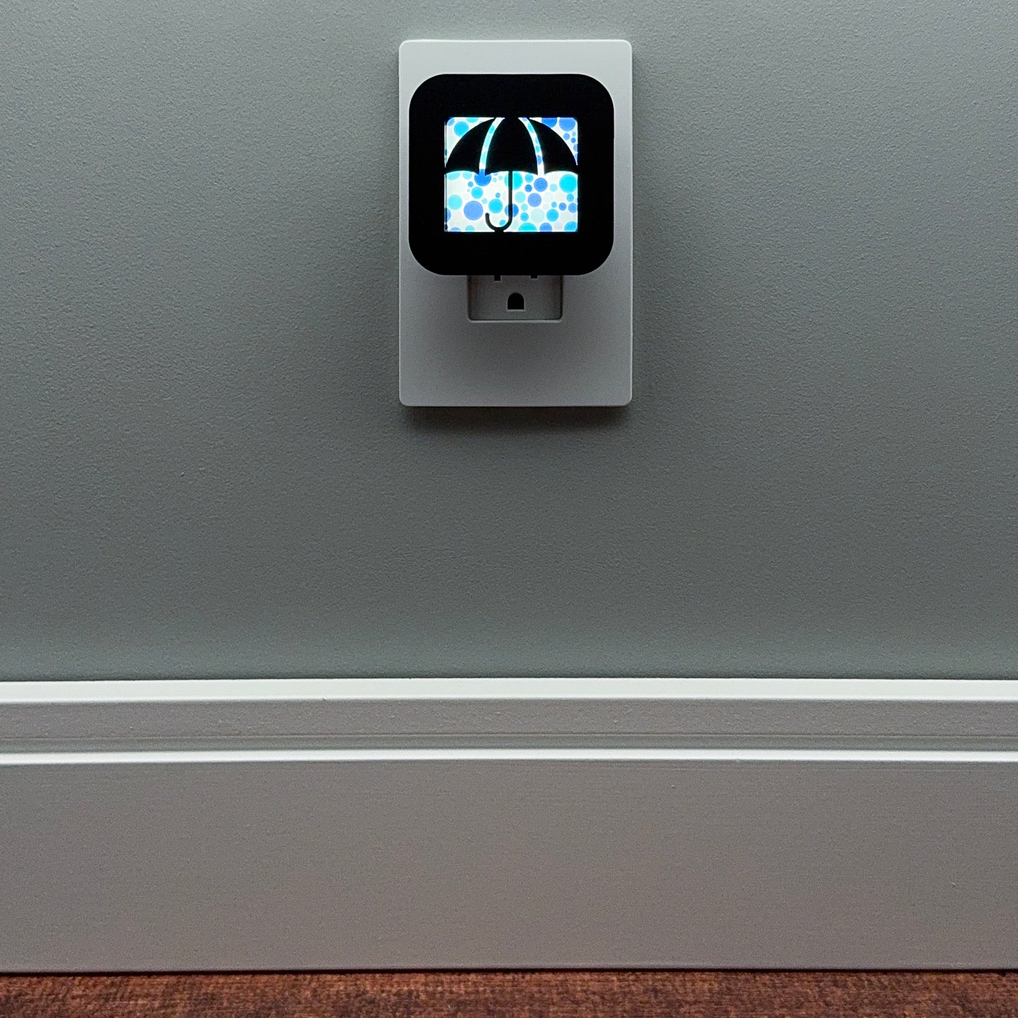 Rain Umbrella Night Light Cover ONLY