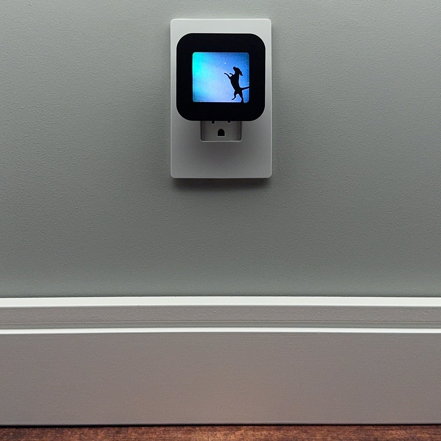 Jumping Dog Night Light