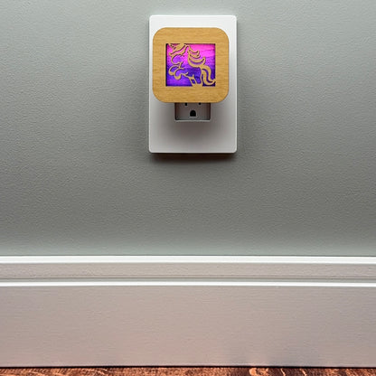 Jumping Unicorn Night Light