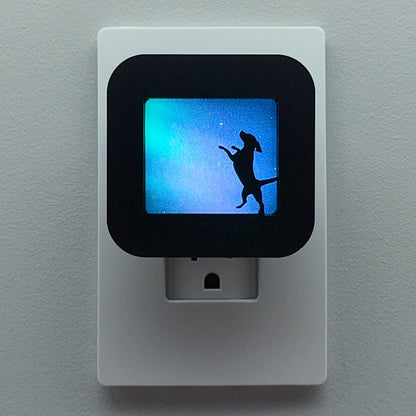 Jumping Dog Night Light