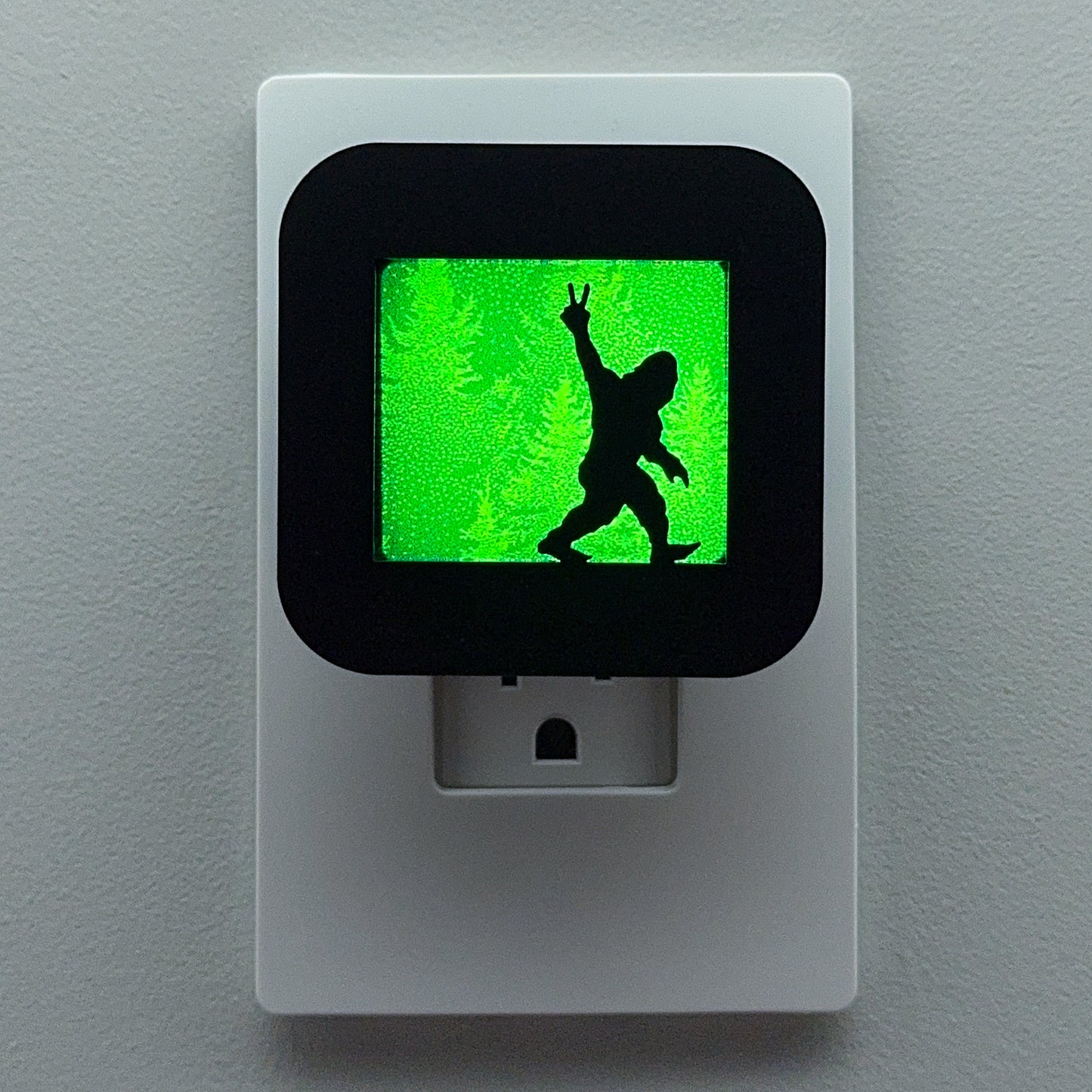 Peace Out Bigfoot Night Light