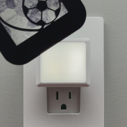 Soccer Ball Heart Night Light