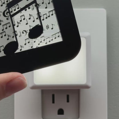 Music Note Night Light