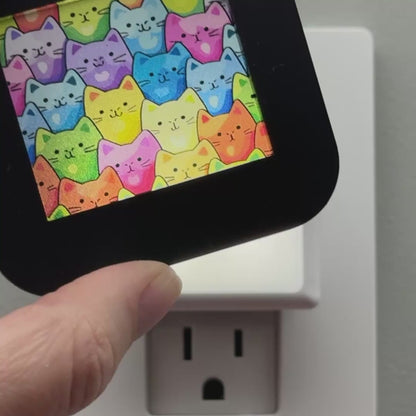 Rainbow Cats Night Light