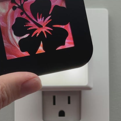 Hibiscus Flower Night Light