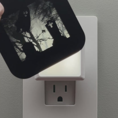 Haunted Cemetery Night Light