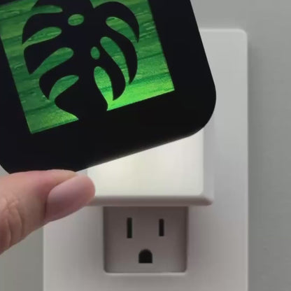 Monstera Leaf Night Light