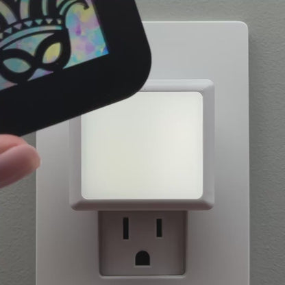 Mardi Gras Jester Mask Night Light