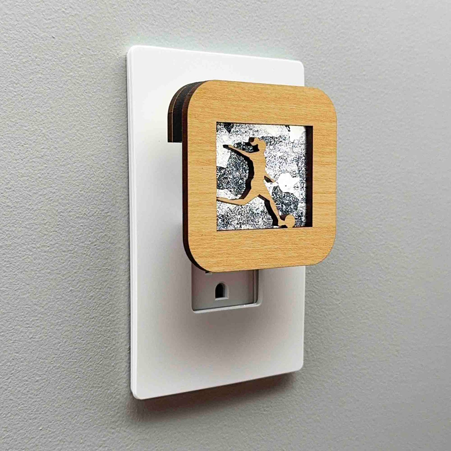 Female Soccer Player Night Light