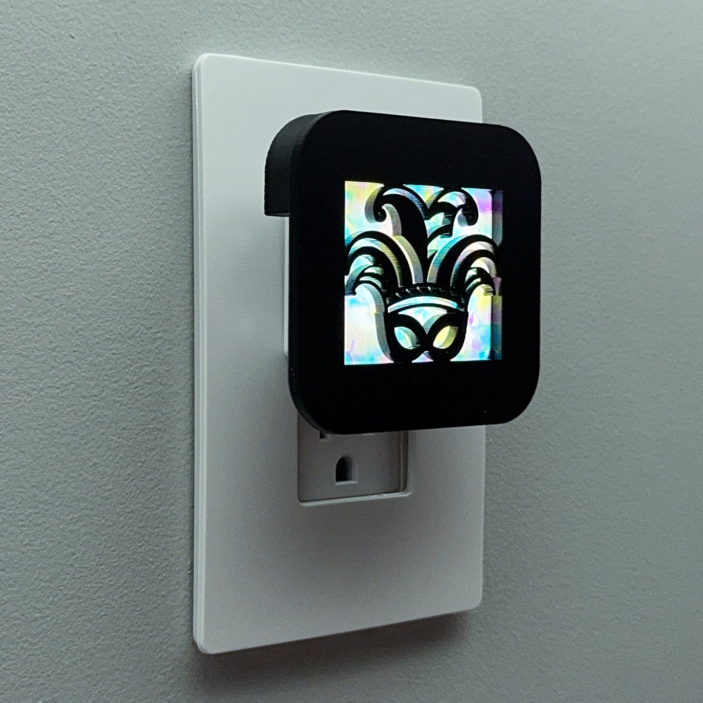 Mardi Gras Jester Mask Night Light