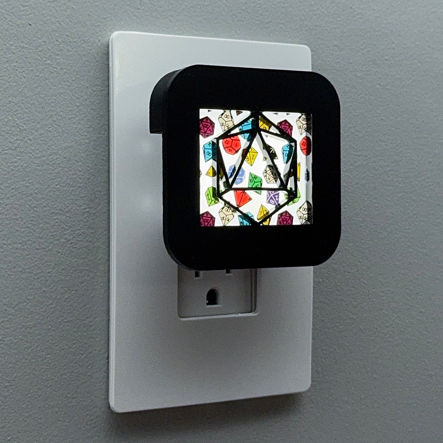 Tabletop Gaming Dice Night Light