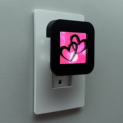 Valentine's Day Hearts Night Light